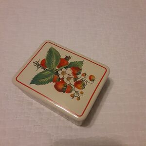 Hawthorne Manor Strawberry Trinket Box Whimsy